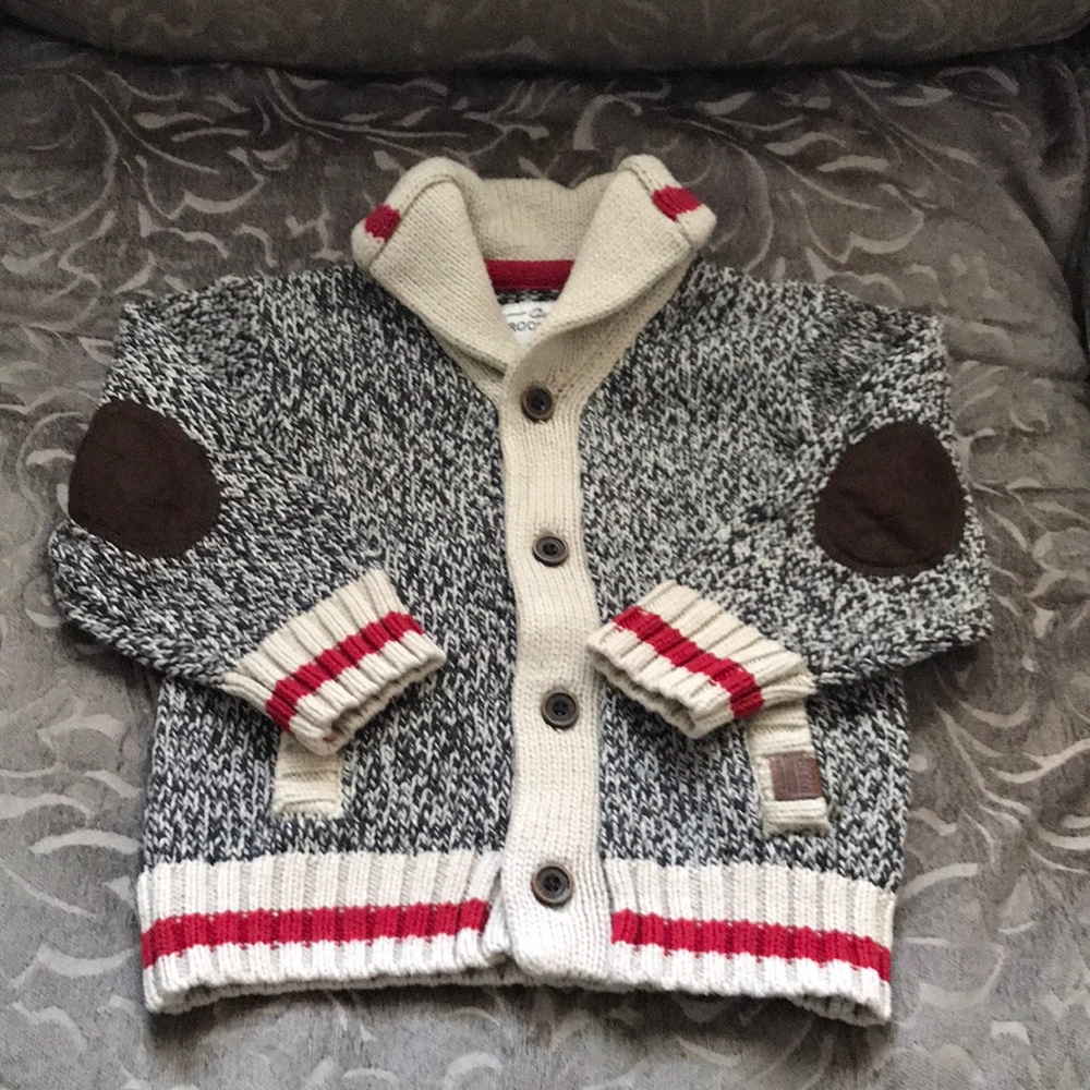 Kid’s Roots Cabin Sweater 12-18M